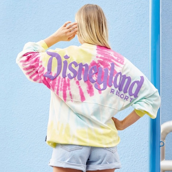 Disney Tops - Disneyland Tie-dye spirit jersey
